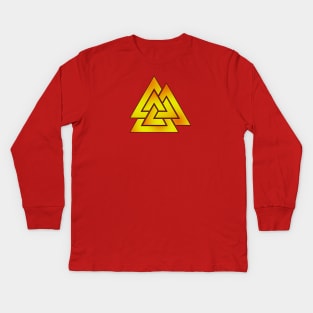 Valknut Kids Long Sleeve T-Shirt